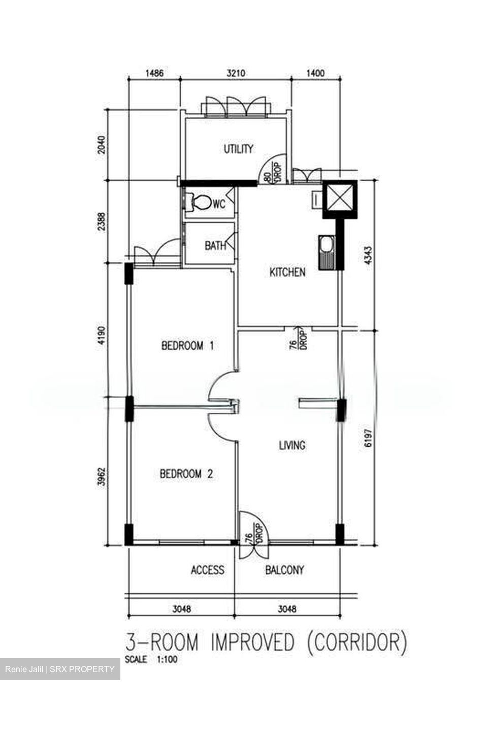 Blk 131 Jalan Bukit Merah (Bukit Merah), HDB 3 Rooms #610507511